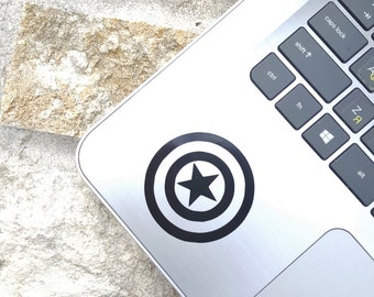 Decal {Captain America shield}-Laptop Decal/Laptop Sticker/Phone decal/Phone sticker/Car Sticker/Car Decal/Window Decal/Window Sticker