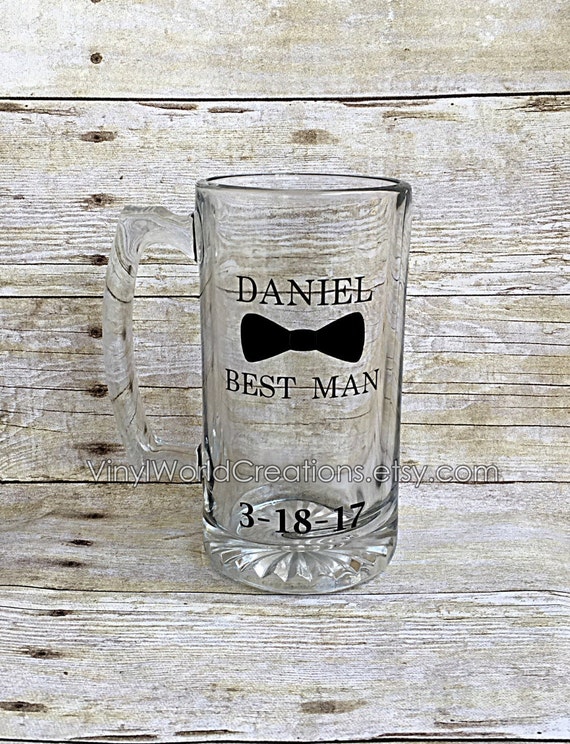 Best Man Beer mug wedding gift best man gift personalized