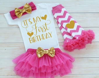 First Birthday Outfit Girl, Cake Smash Outfit, One Birthday Outfit, 1st Birthday Girl, Princess Birthday Outfit, Tutu Outfit, Birthday Gift