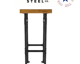 Reclaimed Wood Bar Stools, Industrial Bar Stool, Bar Stools, Rustic Bar Stools, Counter Stool, Metal Bar Stool, Pipe Bar Stools, Steampunk