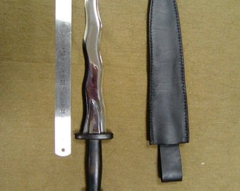 The curve of the dagger Rumpelstiltskin or Dark Mage "Once Upon a Time", Flaming Dagger, Hand forged dagger, High Quality Blade, Stainless