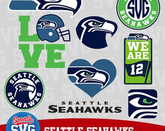 SEATTLE SEAHAWKS SVG files, Silhouette files, CriCut, Vector files, Sports