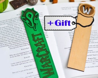 World of Warcraft Bookmark WoW gift Custom Gift WoW Horde wow cosplay Orc Troll Undead Tauren Blood Elf