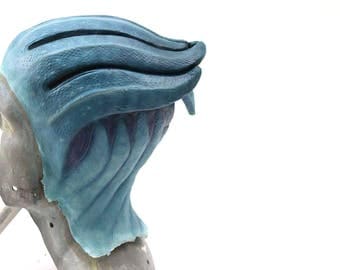 Foam Latex Asari headpiece - Mass effect Cosplay - Made to order, worldwide shipping - Any color!