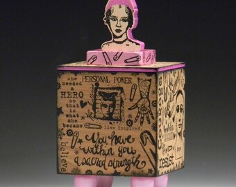 Women's March Box, March on Washington, Handmade Box, Women's Rights
