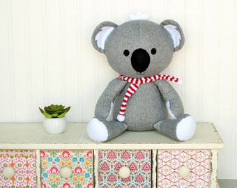 Koala Sewing Pattern Koala Softie PDF Sewing Pattern Stuffed Animal Pattern