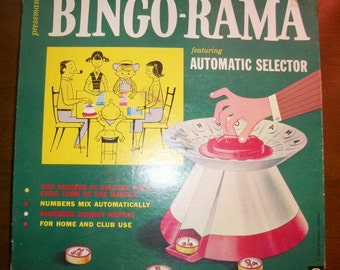 Vintage Bingo-rama Automatic Selector Bingo Game Complete