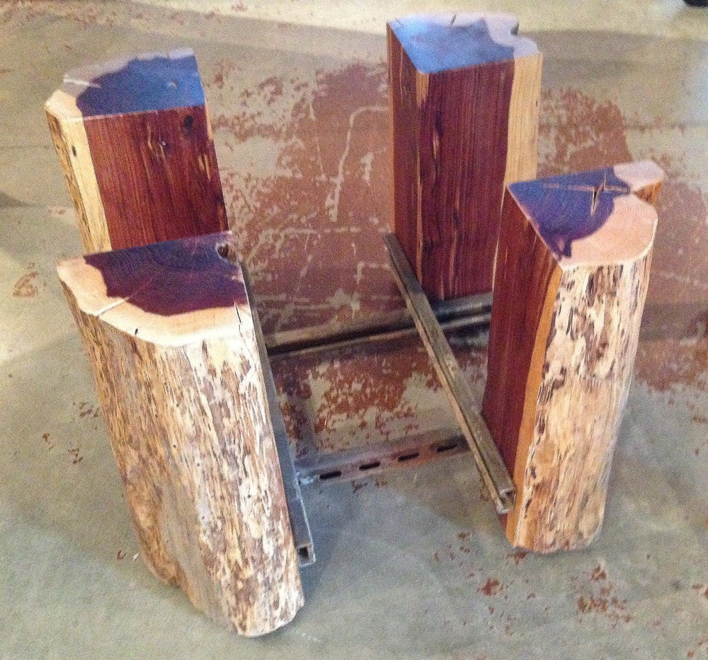 Tree Stump Coffee Table Base Reclaimed Wood Recycled