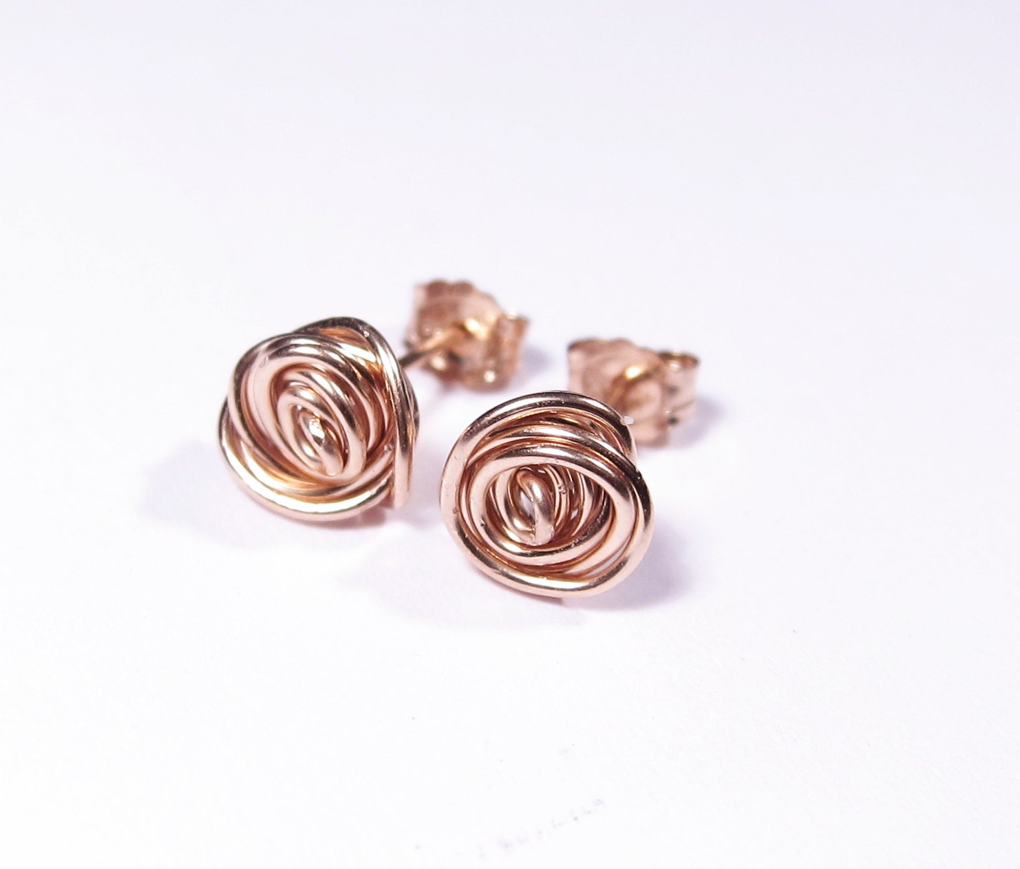 Rose bud earrings Clearance