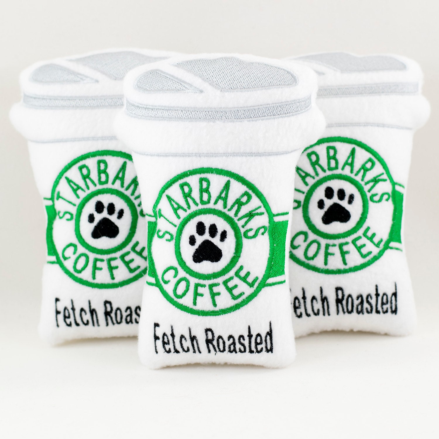 Starbucks Dog Toy Starbarks Coffee Dog Toy Fleece by caninestruts