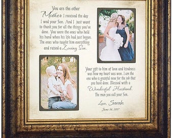 Mother In Law Gift, Mother of the Groom Gift, Mother of Groom, invitations, In Law Quote, mother groom quote, parents of the groom, 16x16