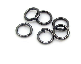 4mm Dia x .7mm 1000 Pack Shiny Silver 21 Gauge 4mm Open Jump Rings