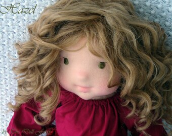 CUSTOM Waldorf doll, natural fiber art doll, Waldorf inspired doll, 16", doll, handmade Waldorf doll, organic Waldorf doll, DEPOSIT ONLY!