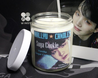 Suga Cookie - BTS - Soy Candle - 8oz - Vanilla Sugar Cookie