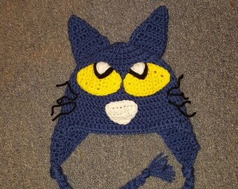Pete the Cat Crochet Hat