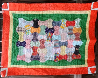 Cute Baby Quilt with hearts