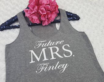 future MRS tank top, future MRS shirt, bridal shirt, bride to be shirt, bride tank top, bachelorette party, bachelorette shirt, engaged gift