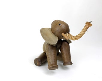 Mid Century Danish Zoo Line Schooline Elephant