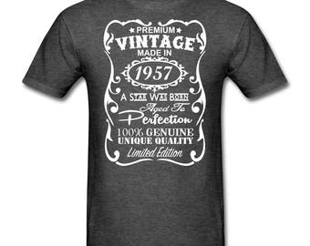 Personalized 60th Birthday Shirt For Men – Custom ‘Gettin’ Old Pissy & Cranky’ Funny Gift Tee With Birth Year
