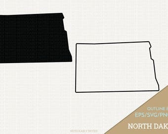 North Dakota Vector, State Clipart, ND Clip Art, North Dakota SVG, State PNG (Design 13723)