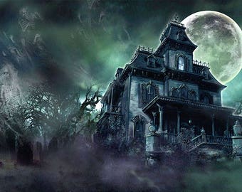 Haunted House Art 