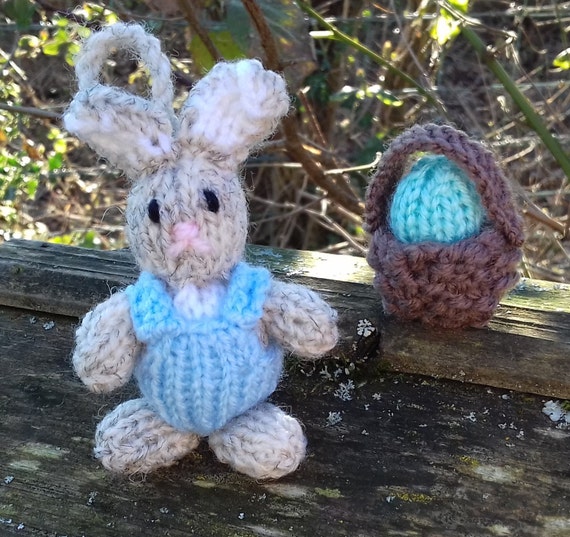 Easter Bunny Pattern Easter Knitting Patterns by NewForestKnits