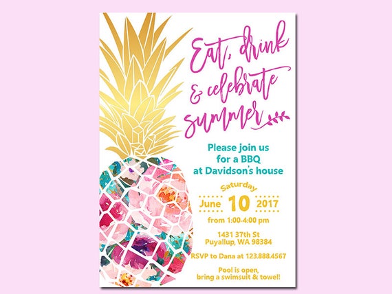 barbecue invites