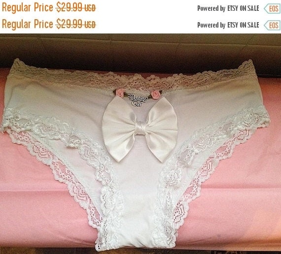 Xosale Daddys Girl Ddlg White Lace Panties By Loveswhore On Etsy 8242