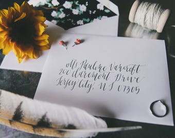Custom, Calligraphy Envelope Addressing, Wedding Envelope, Calligraphy Address, Hand Lettered, Calligraphy Envelope, Handwritten Envelope