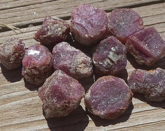 Rough ruby, raw crystals, raw ruby, july birthstone, crystal healing, chakra, wiccan, healing crystals, rocks, gems, minerals, stones, pink