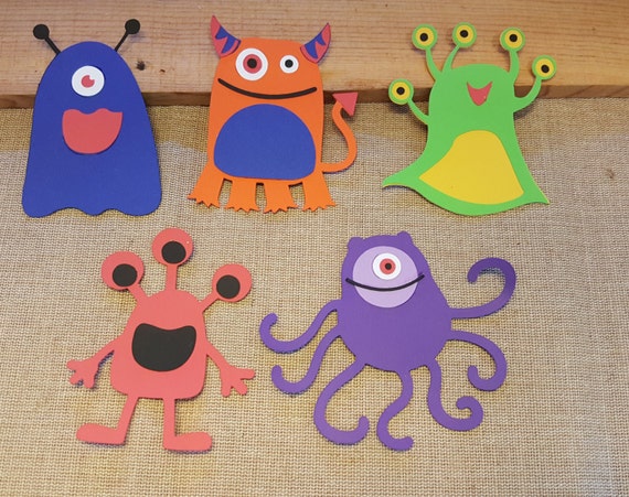 Monster Die Cut Set of 5