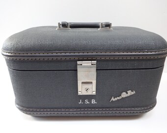 Train Case, Luggage, Luggage Case, Travel, Travel Case, Blue Train Case, Travel Luggage, Blue Luggage Case, Aeropak, Aeropak Case, Blue Case