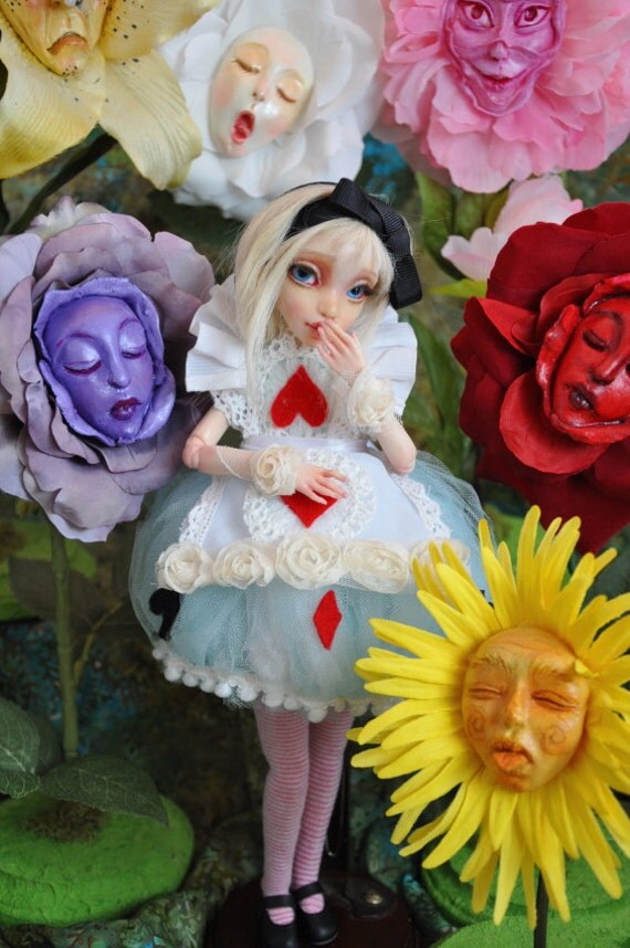 alice in wonderland talking flowers coloring pages - photo #37