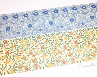 SAMPLE!! Kamoi mt x William Morris washi tape sample set (100cm for each design)(TS0038)