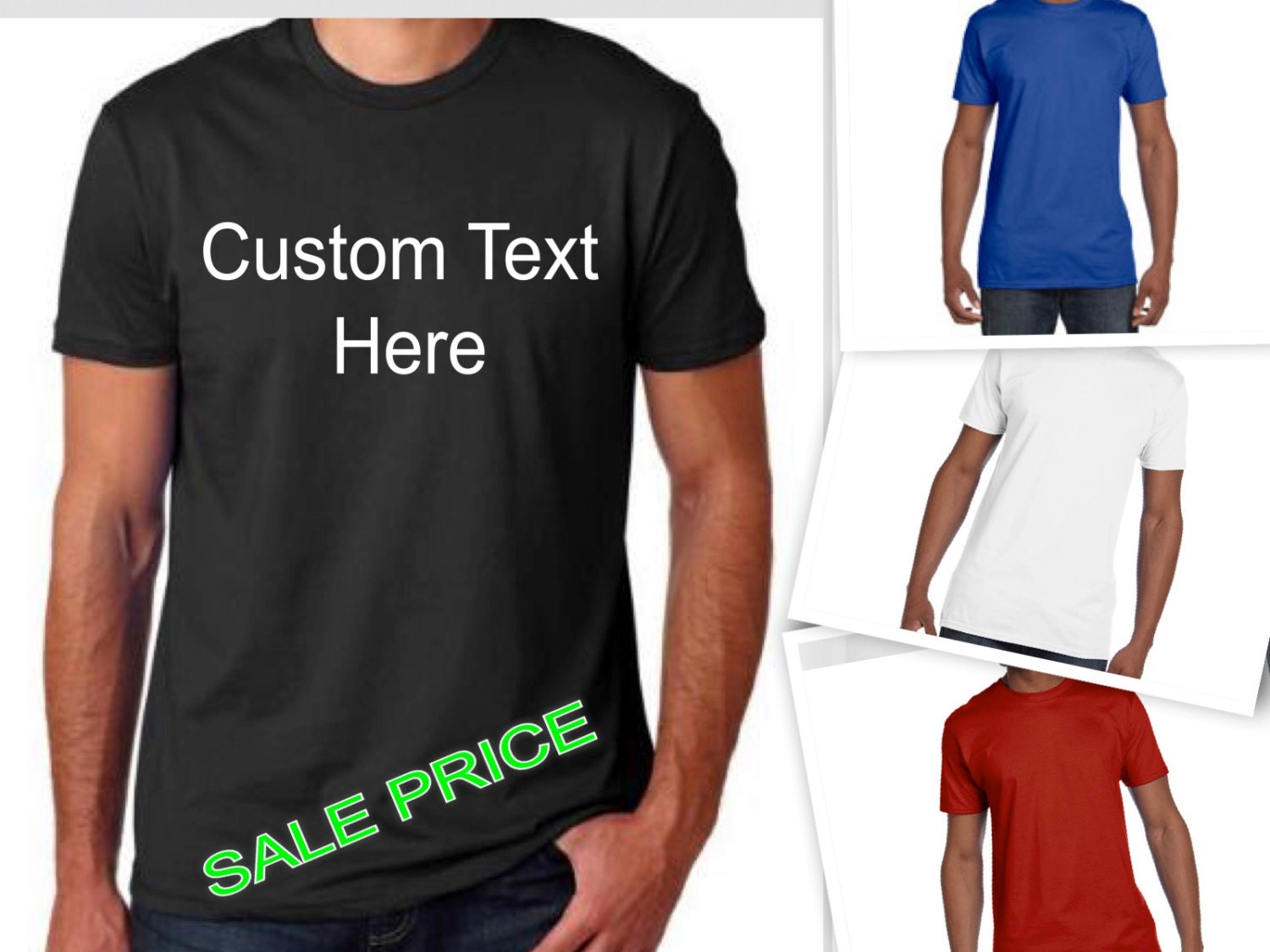 Custom T Shirt Personalized T Shirt Custom Order by VinylAndInk4U