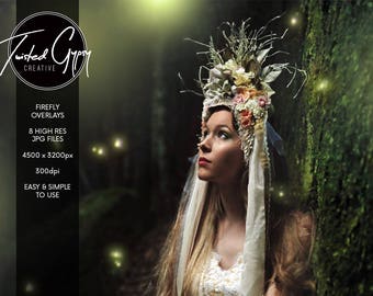 Magical Fireflies - 8 Realistic Overlays