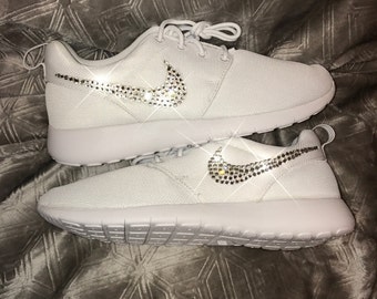 Custom Nike Roshe Run Bling with Swarvoski Crystals !!!