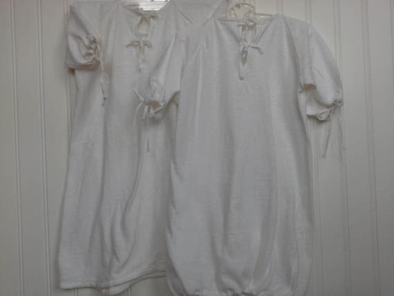 newborn gowns with drawstring