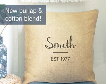 Farmhouse PILLOW COVER | 50th Anniversary Gift for Couples | Rustic Pillow | Modern Farmhouse Decor | Gifts Under 50 | Outdoor Patio Pillows