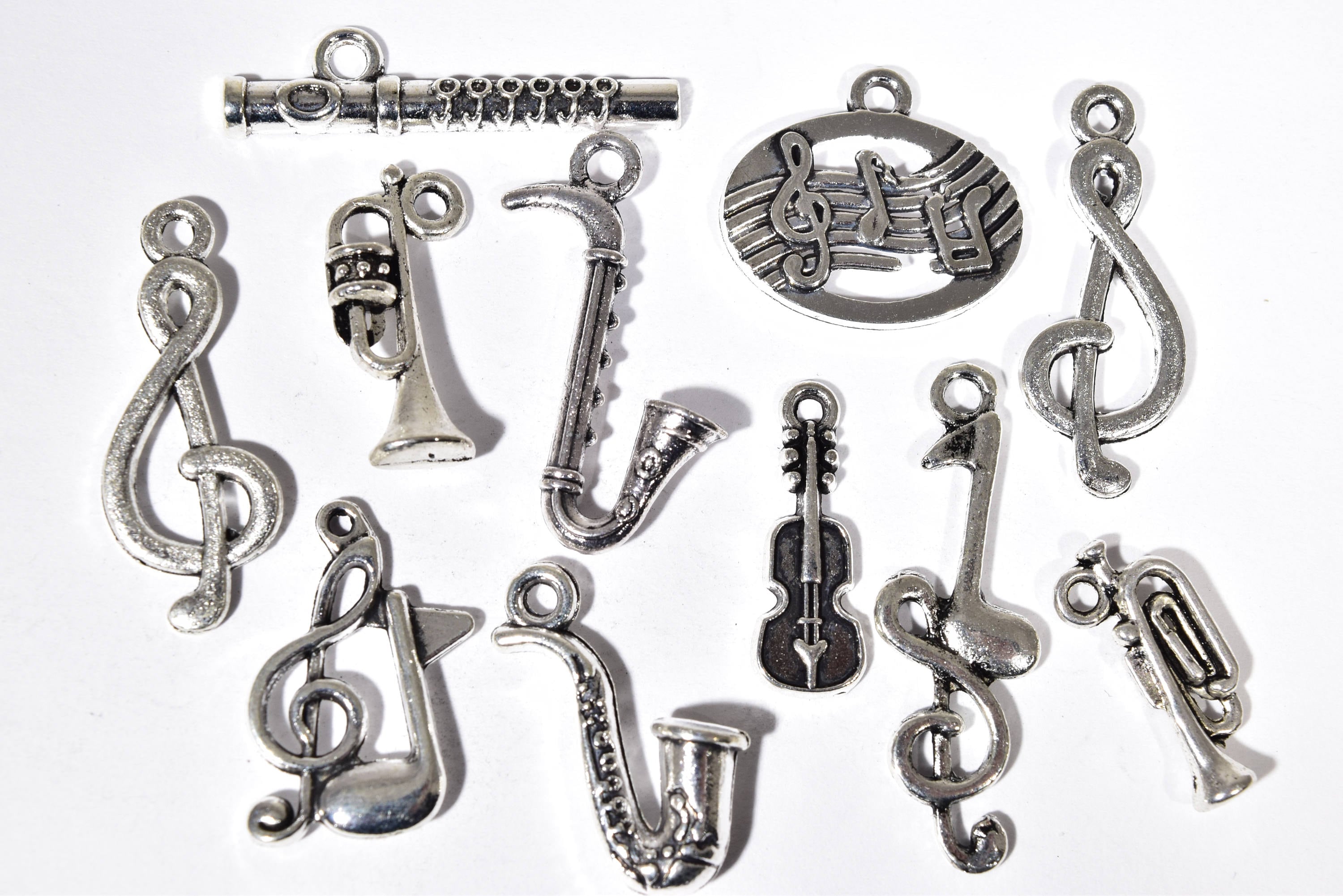 10 Music Charms Music Charm Collection Concert Charms Musical
