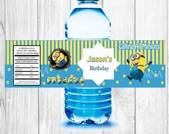 Minion water bottle | Etsy