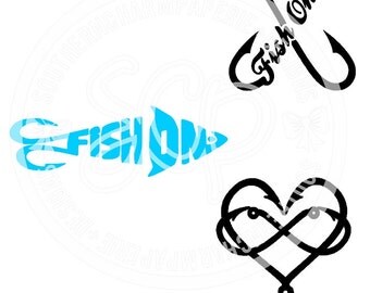FISHING SVG & DXF Bundle Cut File Fishing Best Selling and Most Popular Die Cut Files for Cricut Silhouette Cameo Brother and More