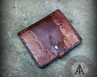 Brown Leather Celtic Wallet