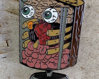 Ren & Stimpy Anatomical Log Enamel Lapel Pin
