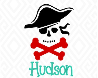 Pirate SVG, DXF, EPS, Png, Ai and Pdf Cutting Files for Electronic Cutting Machines