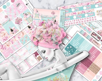 ULTIMATE Weekly Kit / Pamper & Relax / Planner Stickers / Fits Erin Condren Vertical and MAMBI / Hand Drawn / Girly / Floral