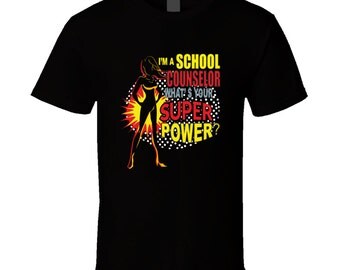 School Counselor T-shirt. School Counselor tshirt for him or her. School Counselor tee as School Counselor idea gift. Great School Counselor