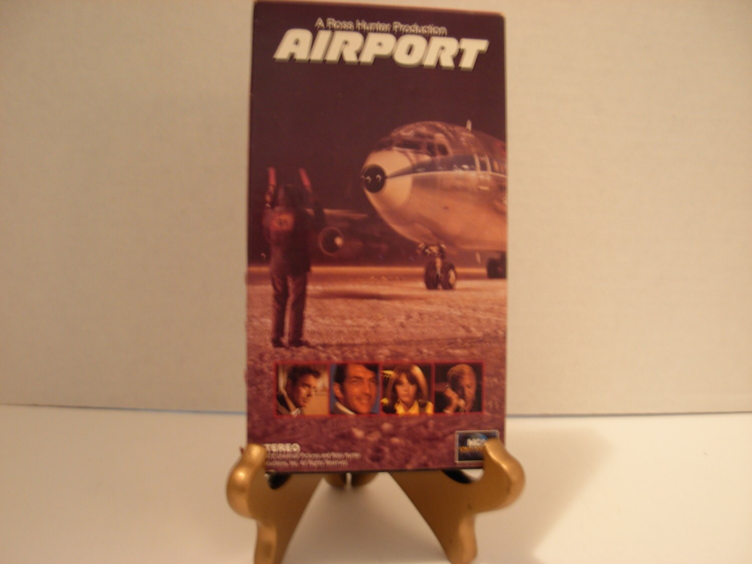 Airport VHS TapeColor Burt Lancaster Kennedy Free