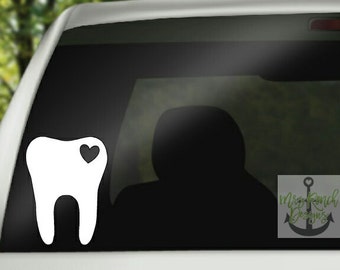 Molar Decal, Tooth Decal, Dental Assistant, Dental Hygienist, Dental Decal, RDH