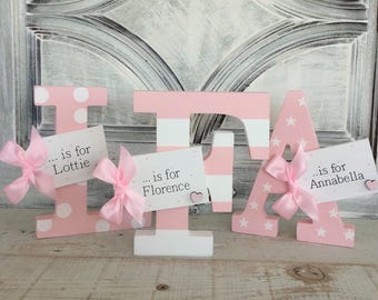 wooden letter nursery decor wooden letters Nursery letters name letters nursery baby name letter nursery name letter wooden name letter